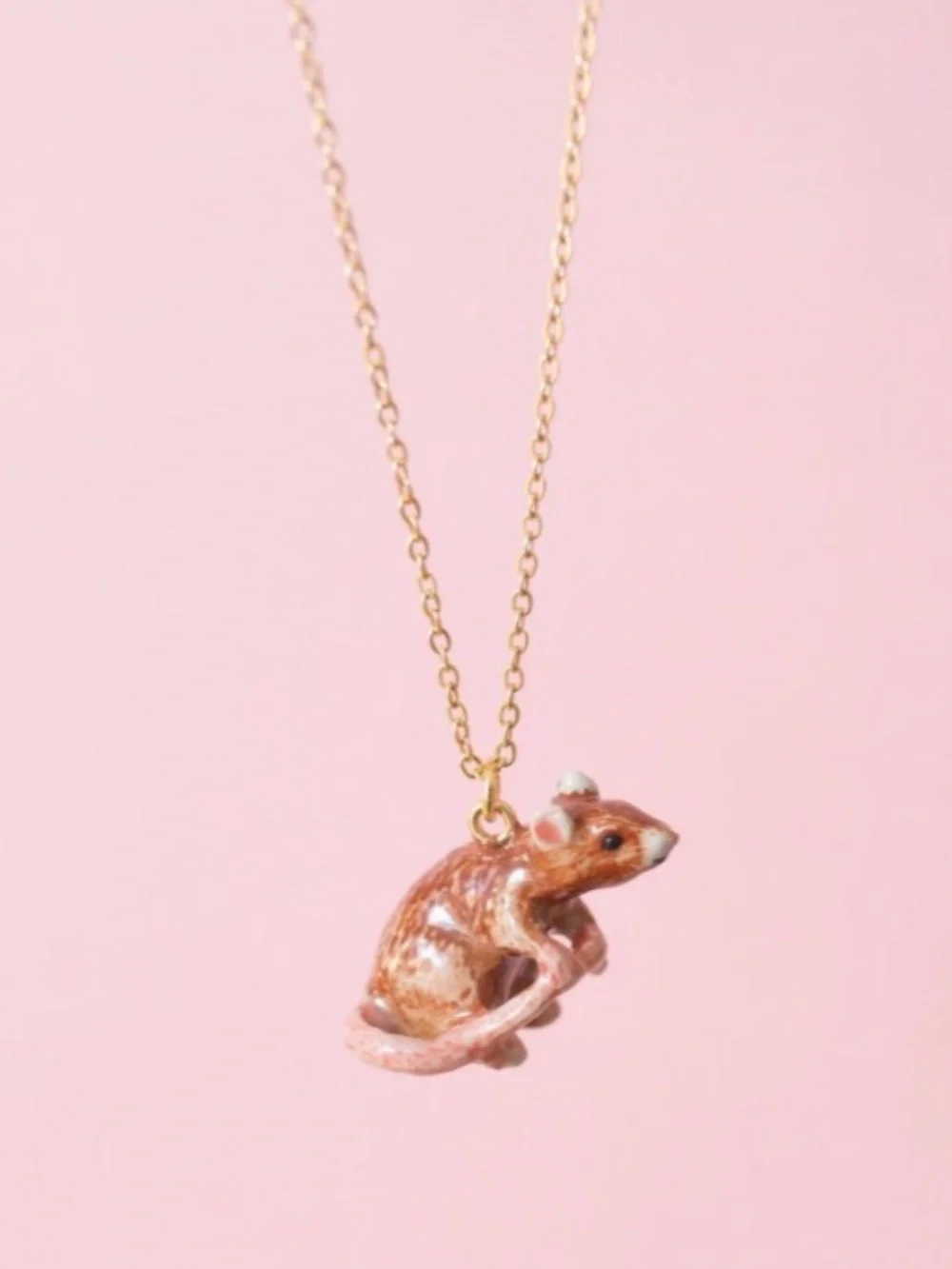 NIB Camp Hollow Rat Necklace